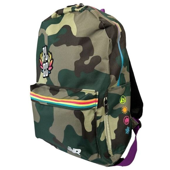 New Balance Cross Country 2018 Limited Edition Foot Locker Camo Padded Backpack - Picture 1 of 9